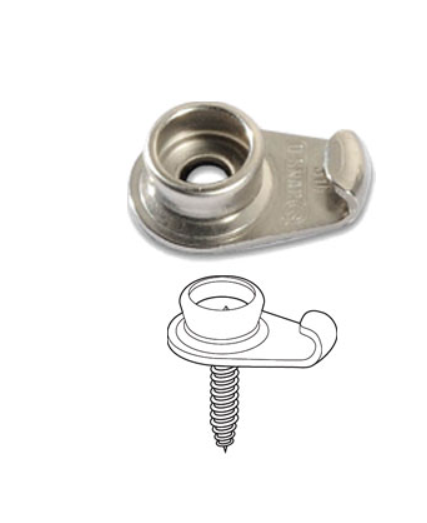 Q-stud (C) SS316 + tapping screw