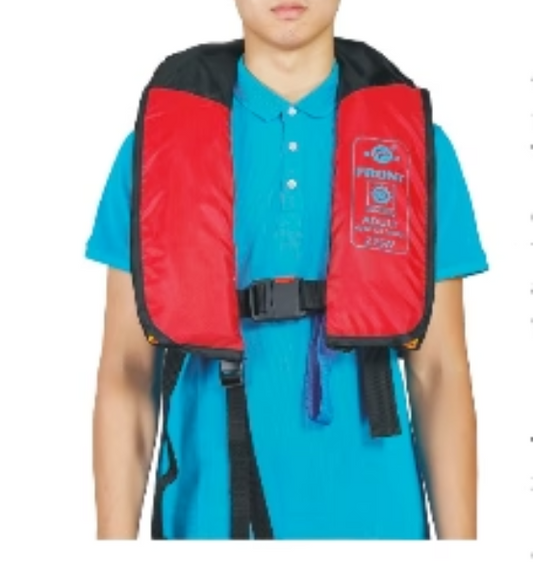 Inflatable life jacket