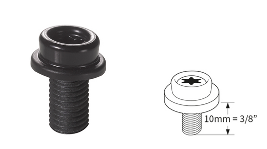 CAF COMPO screw-stud M6 10mm (black)