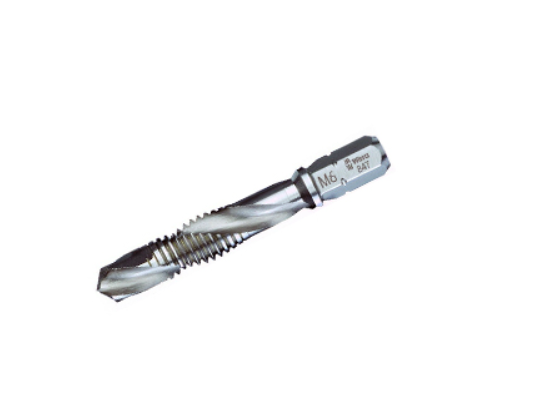 Drill - tap - countersink bit M6