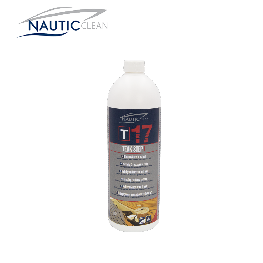 T17 Teak Cleaner and Restorer Step 1