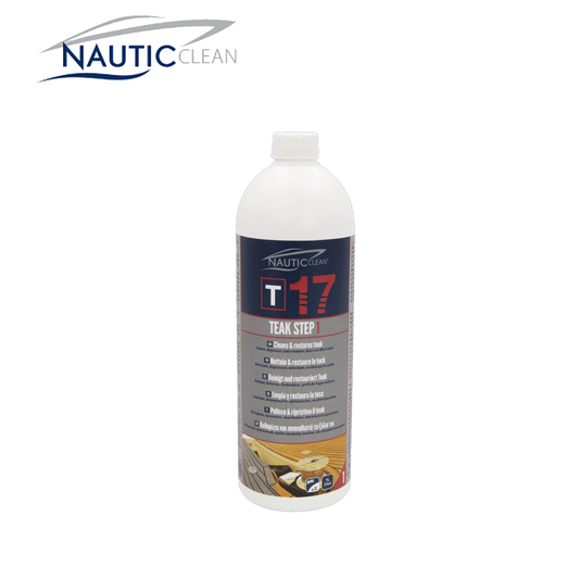 T17 Teak Cleaner and Restorer Step 1